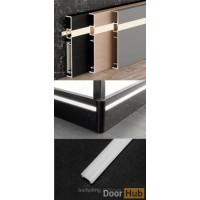 12cm Clip-On LED Skirting Board | FLL-A-3-A12 Extra-Tall Luminous Baseboard | DoorHub UAE